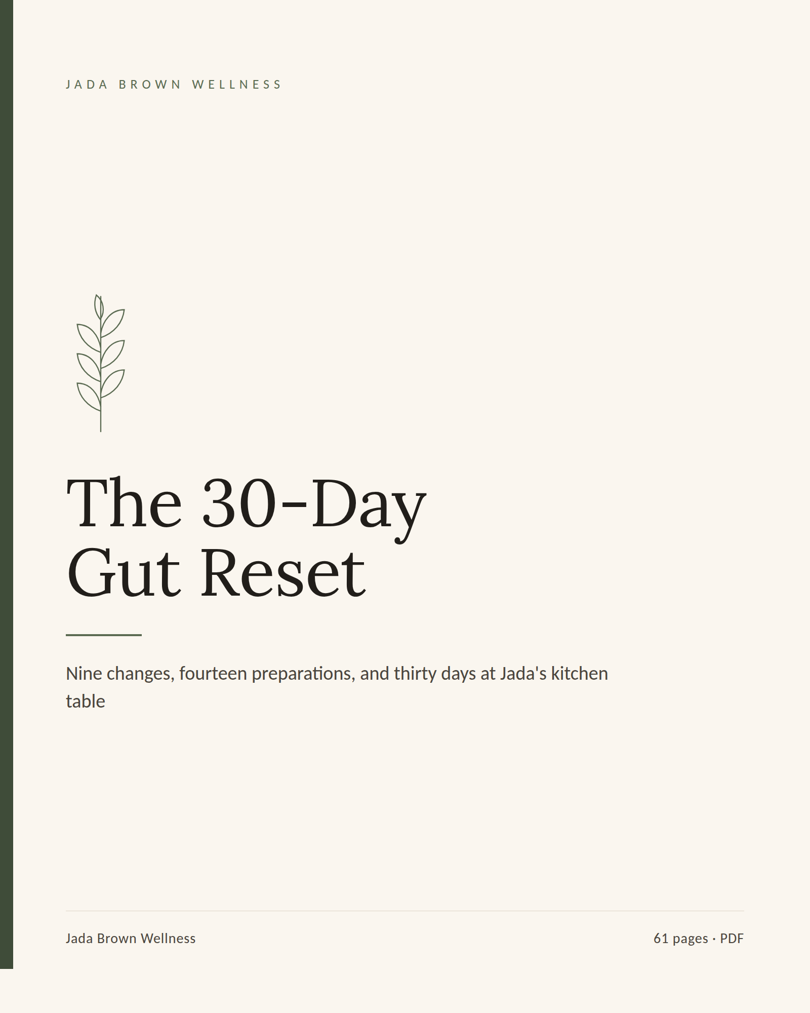 The 30-Day Gut Reset, cover